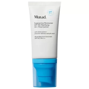 Murad  Superactive Mattifying Oil + Pore Control Moisturizer SPF 50 with Salicylic Acid