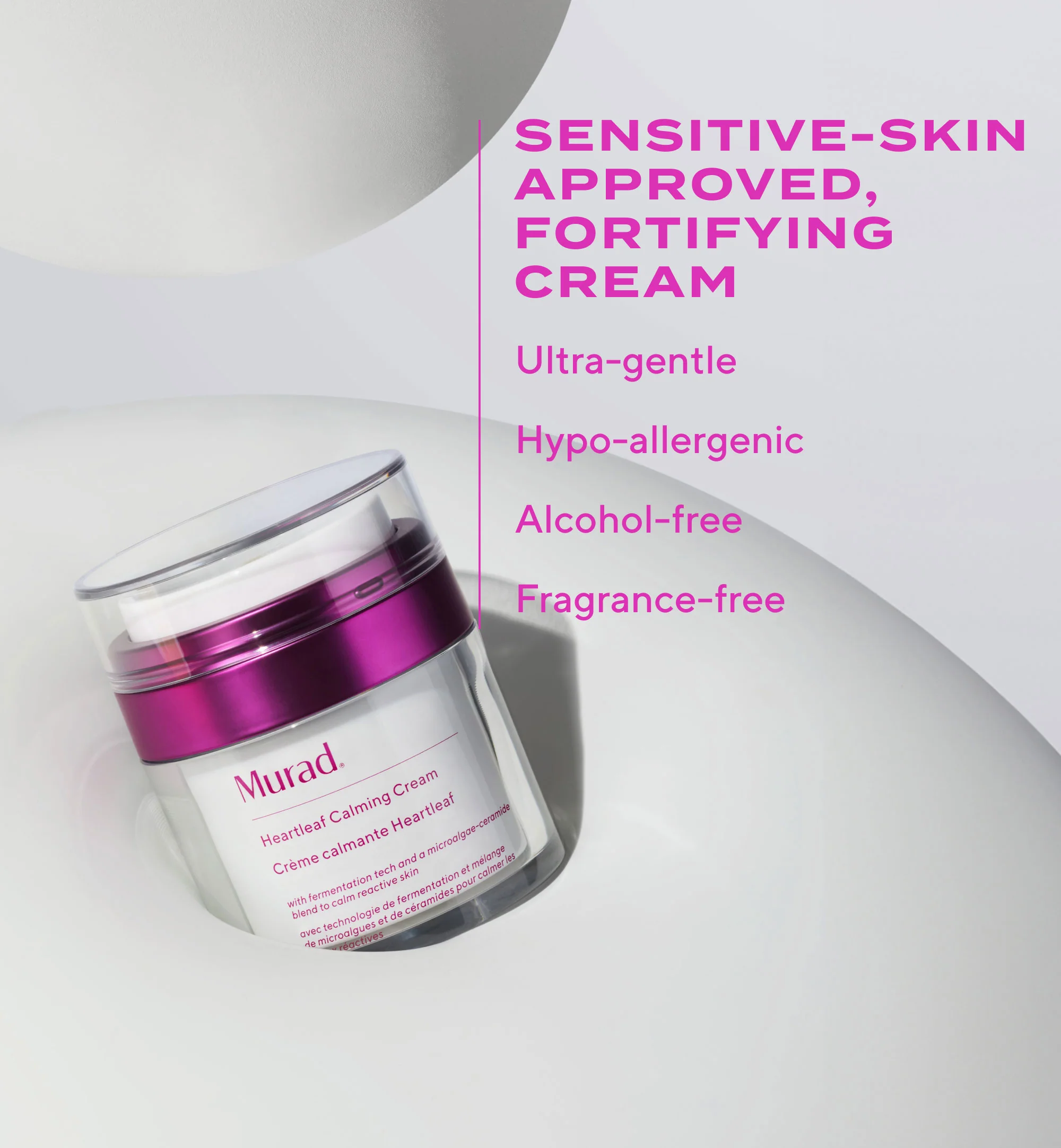 Murad Heartleaf Calming Cream Moisturizer for Sensitive Skin and Eczema-Prone Skin - Image 3