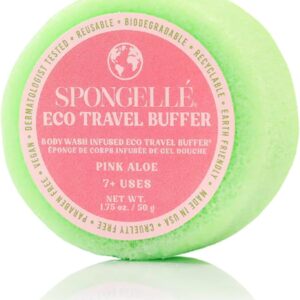 Spongelle Eco Travel Buffer - Pink Aloe